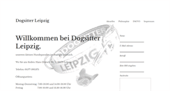 Desktop Screenshot of dogsitter-leipzig.de